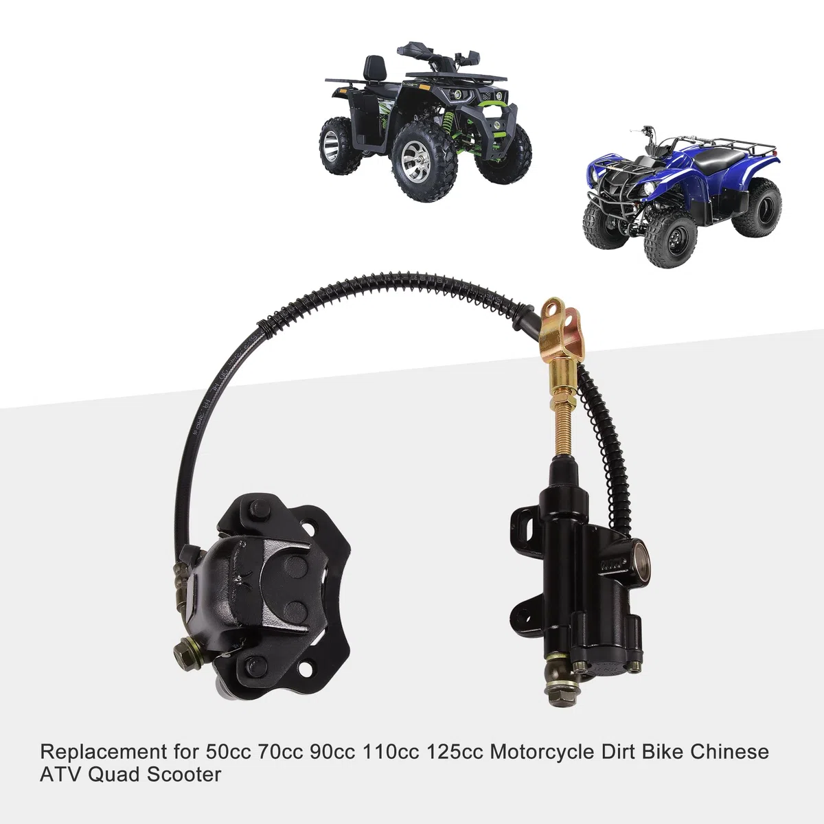 GOOFIT Conjunto De Cilindro Maestro De Freno Trasero Reemplazo para Scooter Chino ATV Quad De 50cc 70cc 90cc 110cc 125cc