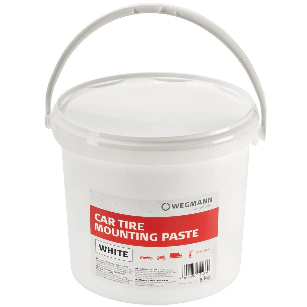 SIO Pasta de Montaje Neumáticos Blanca 5 kg - Lubricante Montaje y Desmontaje de Ruedas - Facilita Instalación de Cubiertas - Uso Taller Profesional - Pasta neumaticos profesional automoción