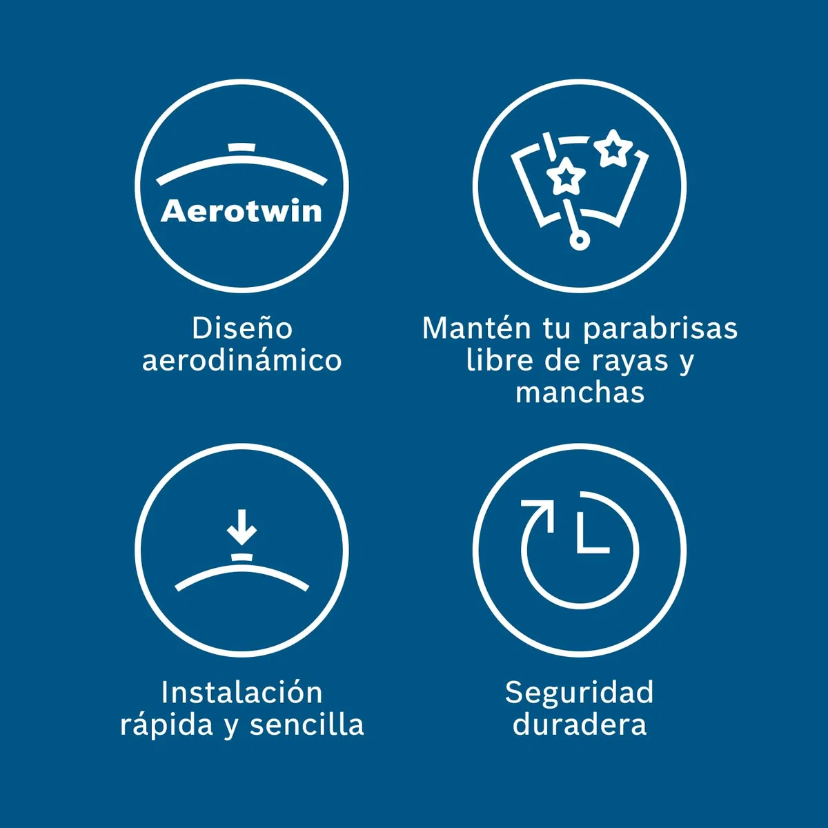 Bosch Aerotwin A309S Limpiaparabrisas Frontal - Set de Escobillas de Recambio para una Mayor Seguridad en la Conducción, con Adaptador Premontado, 65cm/47,5cm