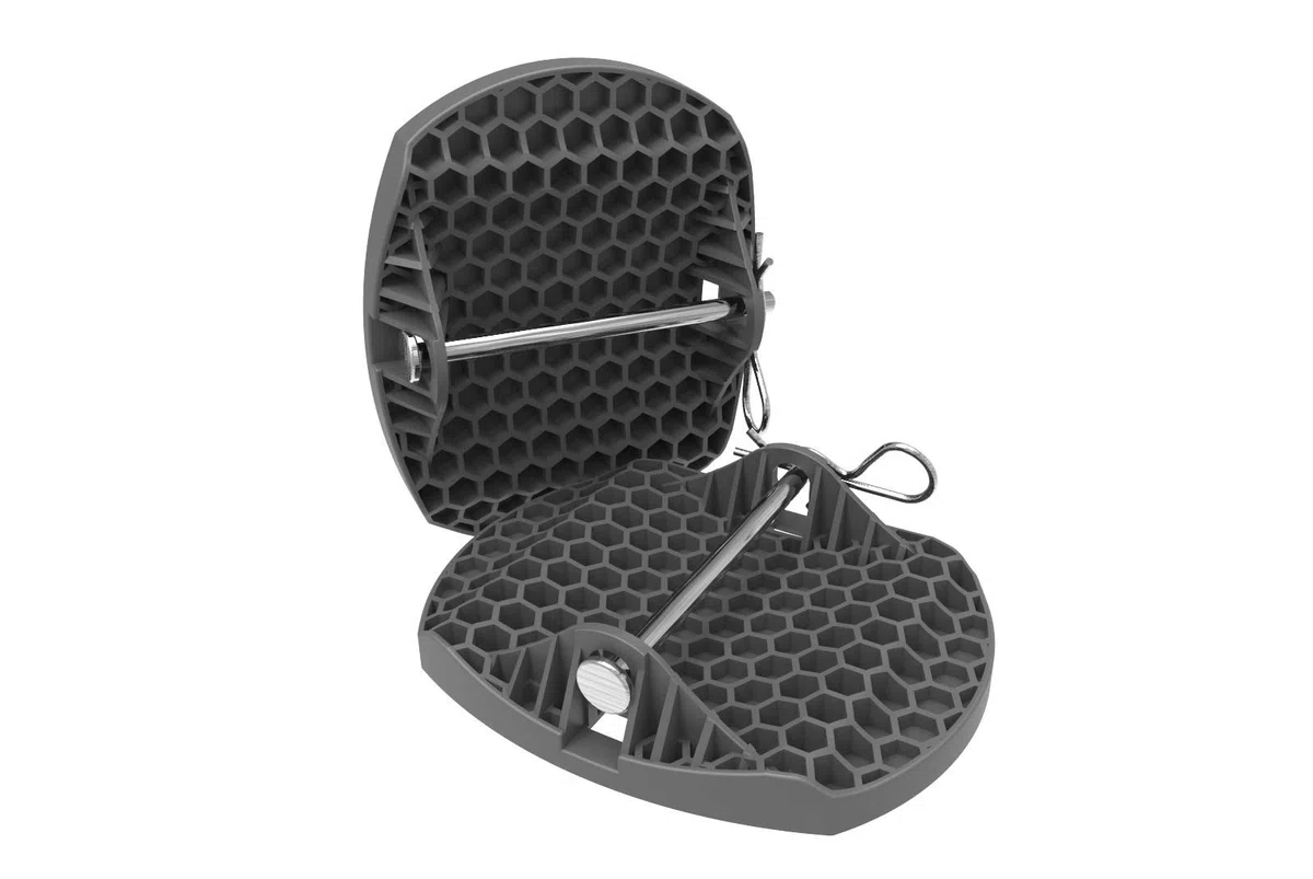 Outdoor Revolution Bases estabilizadoras para patas de caravana metallo (4 unidades)