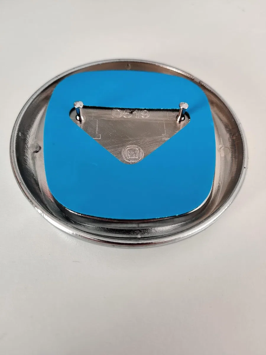 Emblema para portón trasero Grande Punto 500 Croma con 2 broches