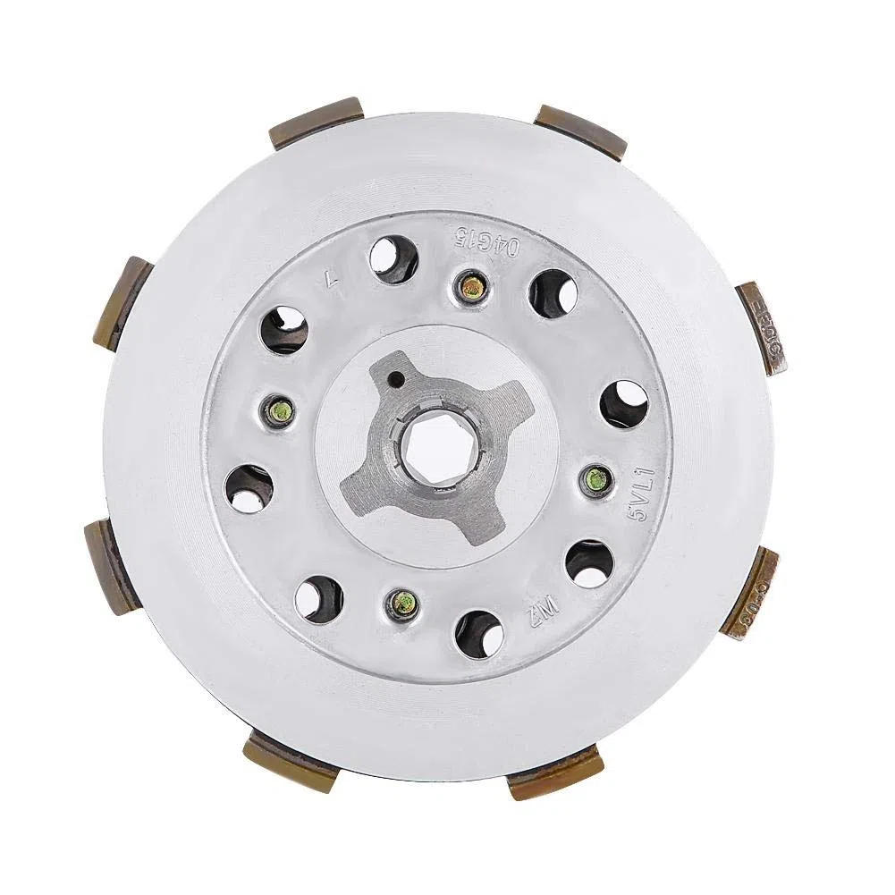 De Embrague para Motocicleta YBR125 YBR 125 – Conjunto De Plato De Presión De Reemplazo Directo Compatible con Modelos Originales Fabricado con Materiales Duraderos para Rendimiento Óptimo