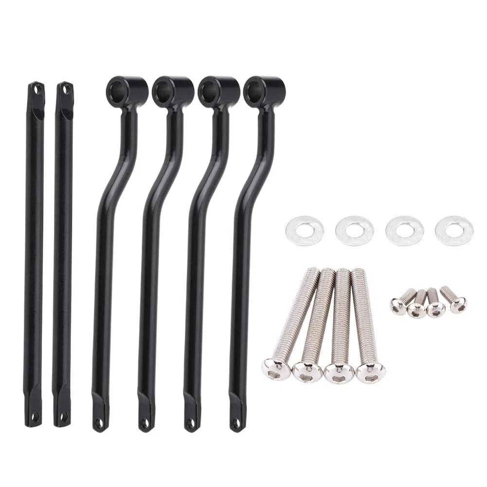 Qiilu Soporte de Ribete para Motocicleta, Varilla de Soporte de alforja para Soporte Negro de Motocicleta