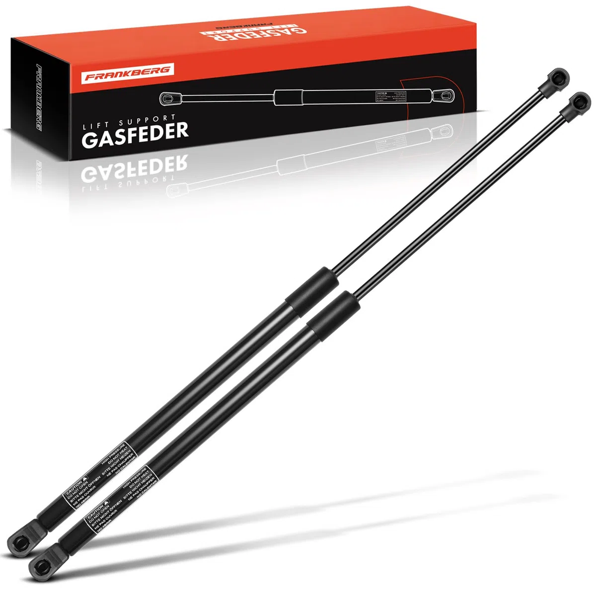 Frankberg 2x Amortiguadores de gas portón trasero Compatible con Leon 1M1 Compacto 1999-2006 Replace# 1M6827550A