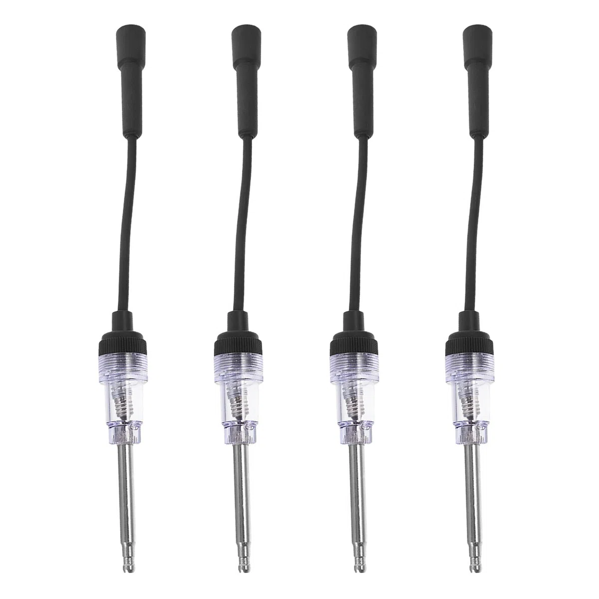 Probador de Bobinas de Encendido para Coche, Herramienta de Diagnóstico Rápido 4 Unidades de Plástico y Hierro para Reparaciones en Carretera y Talleres
