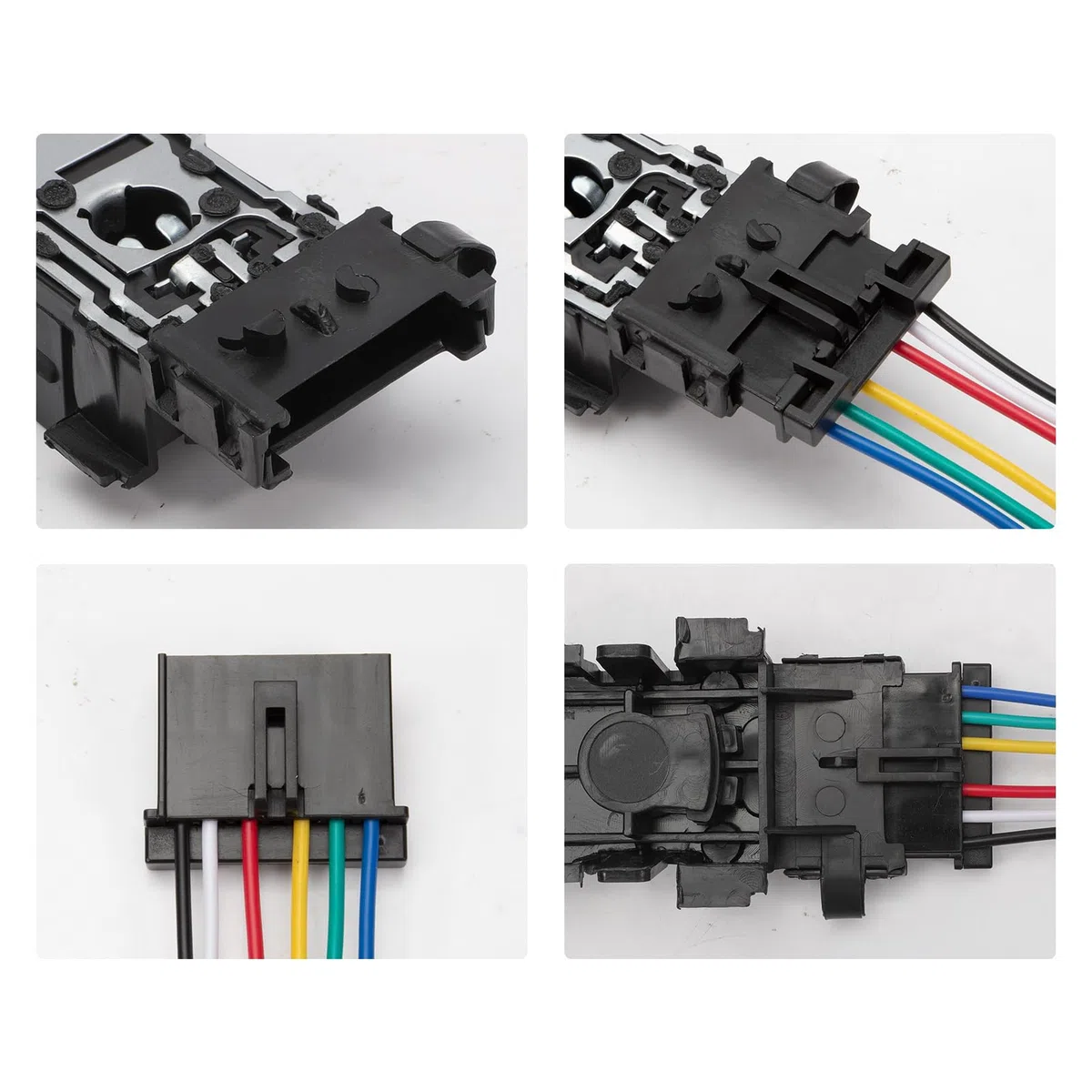 2 piezas Soporte de enchufe de bombilla de luz trasera con mazo de cables para Ford Transit Mk6 MK7 2000-2014 Accesorios 1681537 6C1113N004AB 1102440
