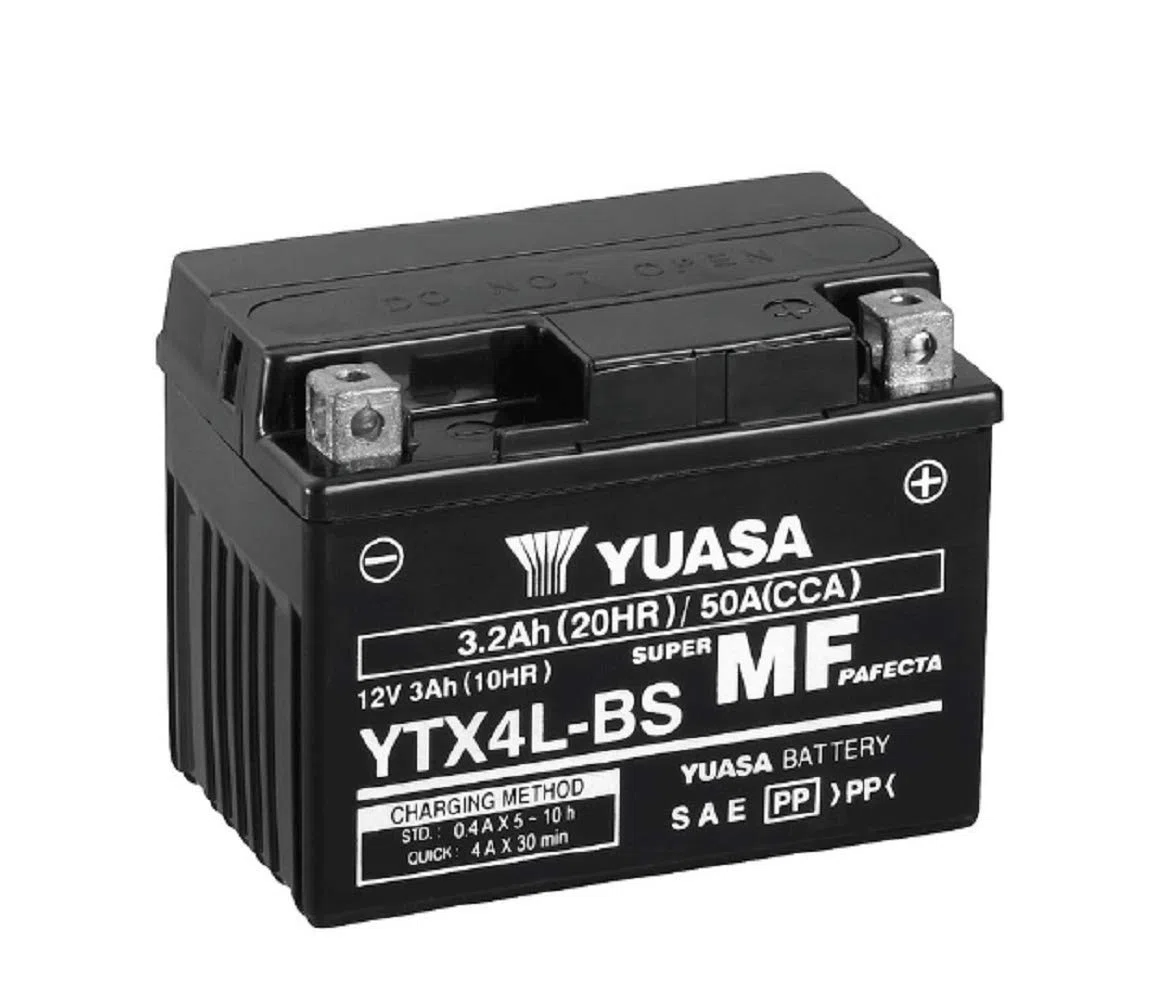 Yuasa Batteria di ricambio AGM SLA YTX4L-BS