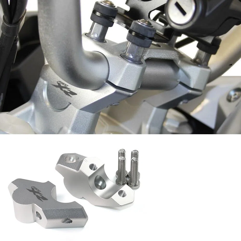 Manillar Elevador Abrazadera Elevador de Manillar de Motocicleta de 30 mm para F900R F900XR F 900 XR F850GS F 850 ​​GS F850 GS extensión de Abrazadera para Manillar para Adventure