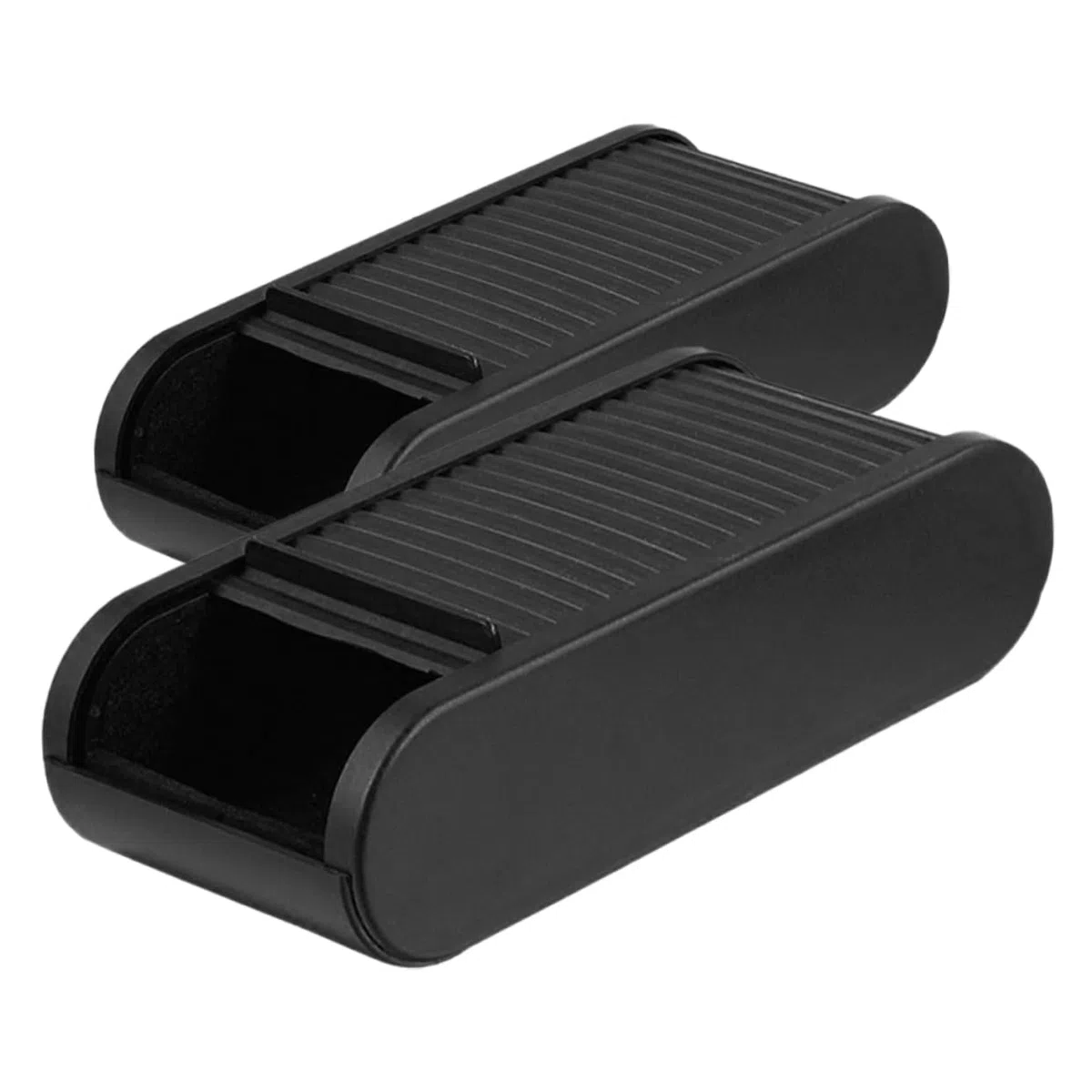 Mobestech Organizador Práctico y Ligero para Coche, 2 Piezas de Plástico Negro, Adecuado para Snacks y Objetos Pequeños Interior del Automóvil