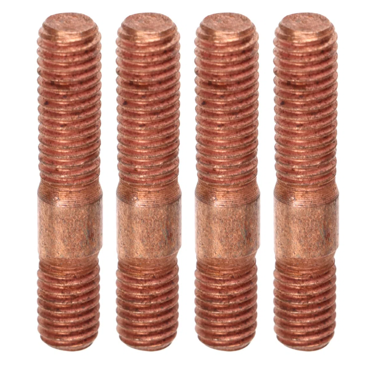 Kit de Espárragos Turbo Roscados, 8 Piezas M8 1.25 Kit de Espárragos Turbo Roscados 8 Mm Aleación de Metal Resistente a Alta Presión Colector de Escape Espárrago Tuerca Hardware