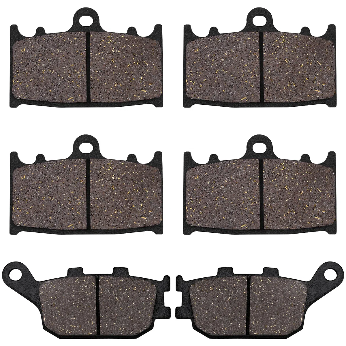 Pastillas de Freno Delantera/Trasera Kit para Suzuki GSF650 Bandit GSX 650 2008-2014/ SV 1000 2003-2007/ GSF 1250 Bandit 2007-2016/ GSX 1250 2010-2016/ GSF 1200 Bandit 2006-2010