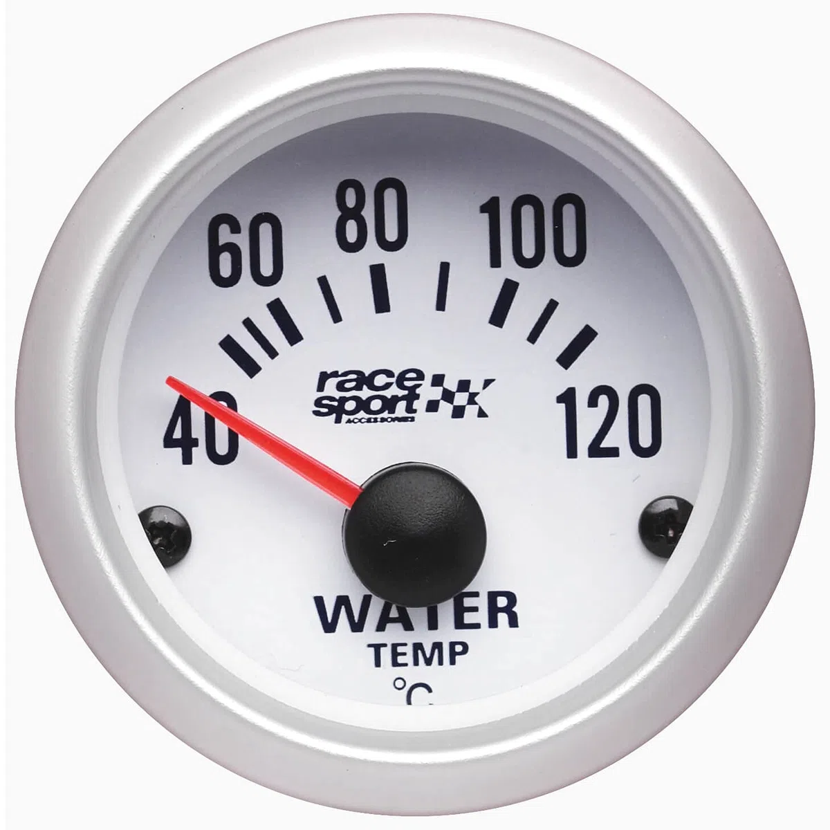 S SUMEX Gaug504 Termómetro Temperatura Agua "Race Sport", Diámetro 52 mm, 12V Color Blanco