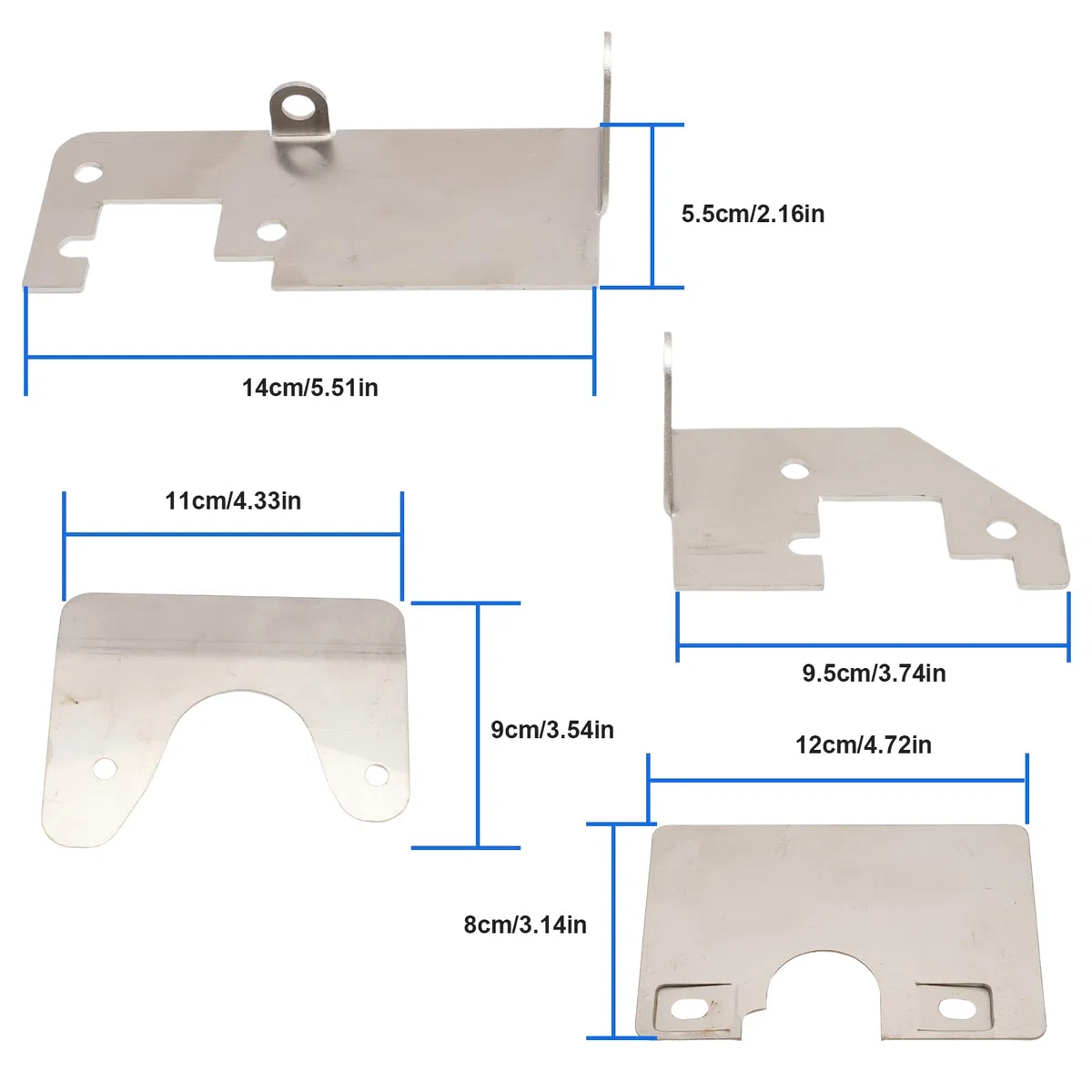 Cerradura de puerta trasera y protección antirrobo Prick Stop para Ducato, Boxer, Jumper H1, H2, H3, accesorios para autocaravanas con pasador abatible galvanizado de 6mm x 45mm