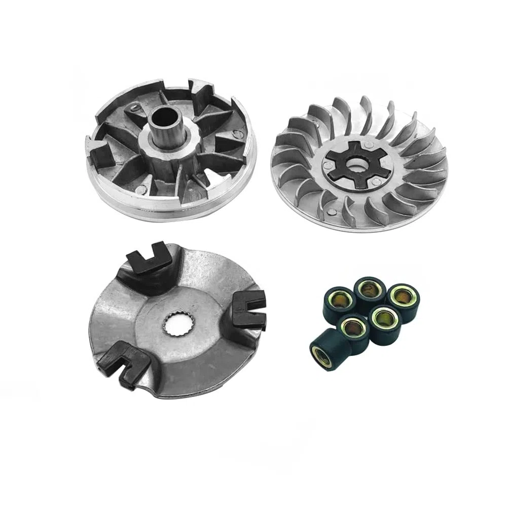 Alnicov Kits completos de variador para JOG Tng Adly Aprilia 50 cc 49 cc 2 tiempos Kit de embrague de variador de scooter