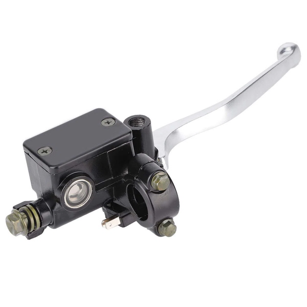 Cilindro maestro de palanca de embrague de freno delantero de motocicleta de 7/8 ", conjunto de bomba de freno de disco de motocicleta de 22 mm apto para bomba superior de freno delantero Honda
