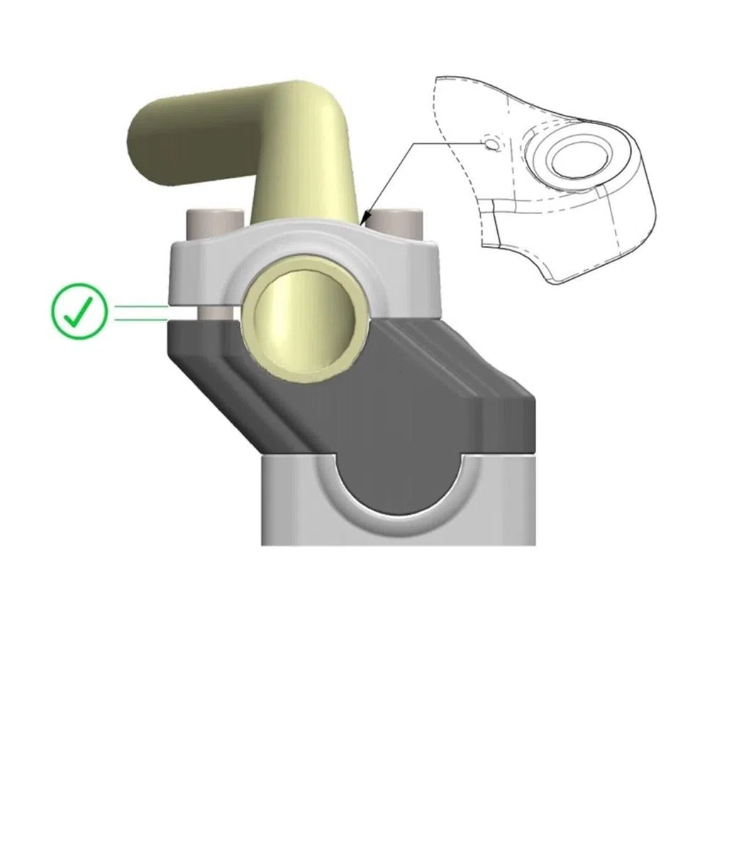 Extensión Levante Clip Elevador De Manillar para Yamaha Tracer 9 GT 2021-2025. Kit De Soporte De Extensión Y Ajuste De Compensación. Ajustable del Conector