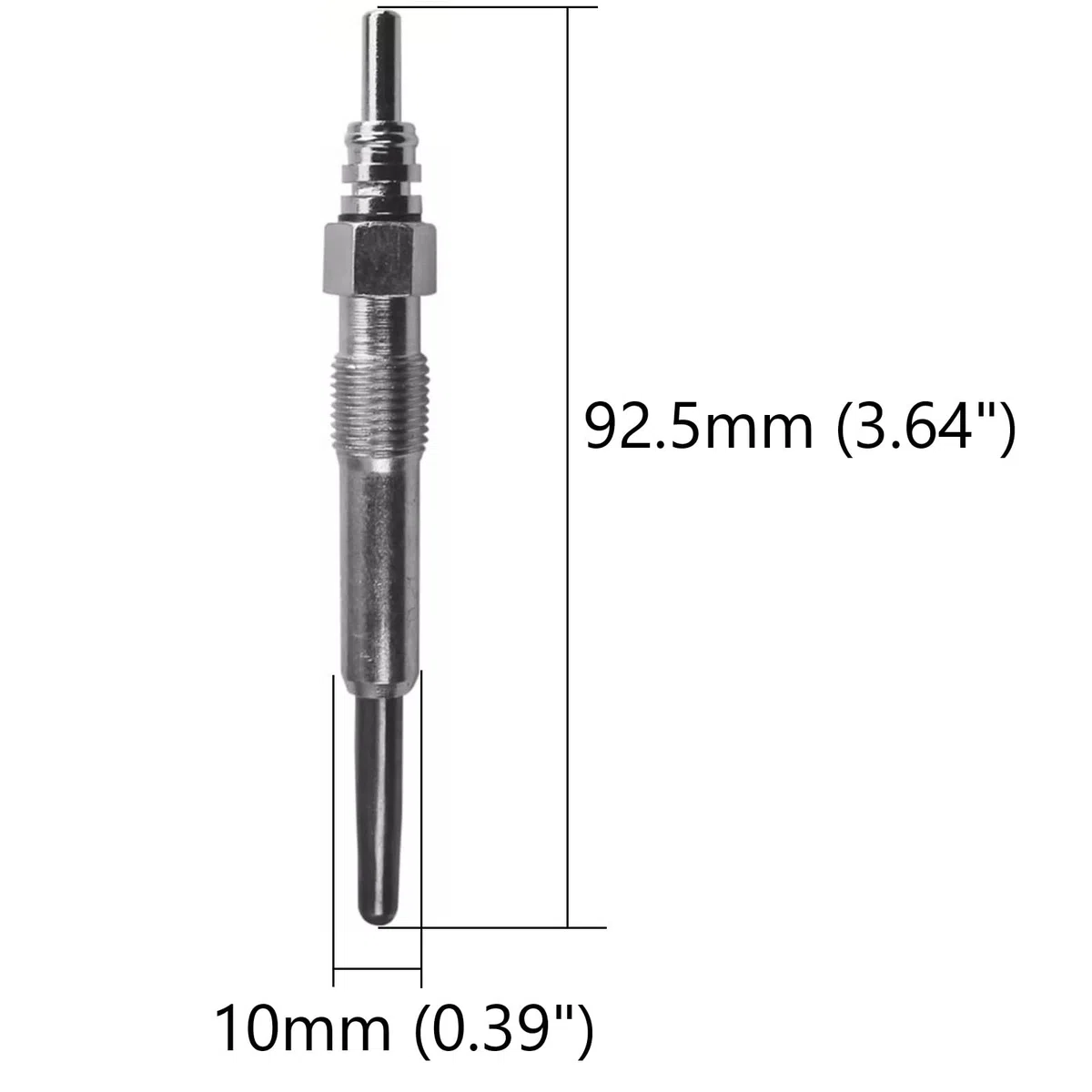 Twowinds - Calentadores 0250202022 Compatible con Renault Clio 3, Kangoo, Laguna 3, Megane 2, Master - 1.5, 1.9 Dci Dti - Bujías de Precalentamiento (Lote de 4 Piezas)