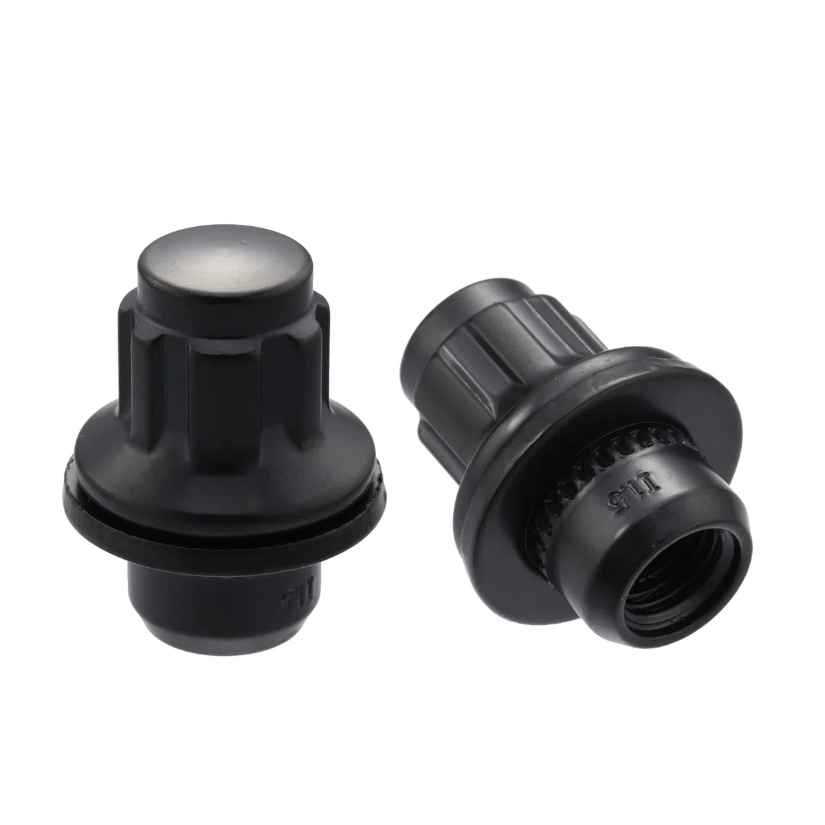 X AUTOHAUX M12x1.5 Coche Rueda Bloqueo Orejeta Tuercas Antirrobo Kit para Toyota Negro