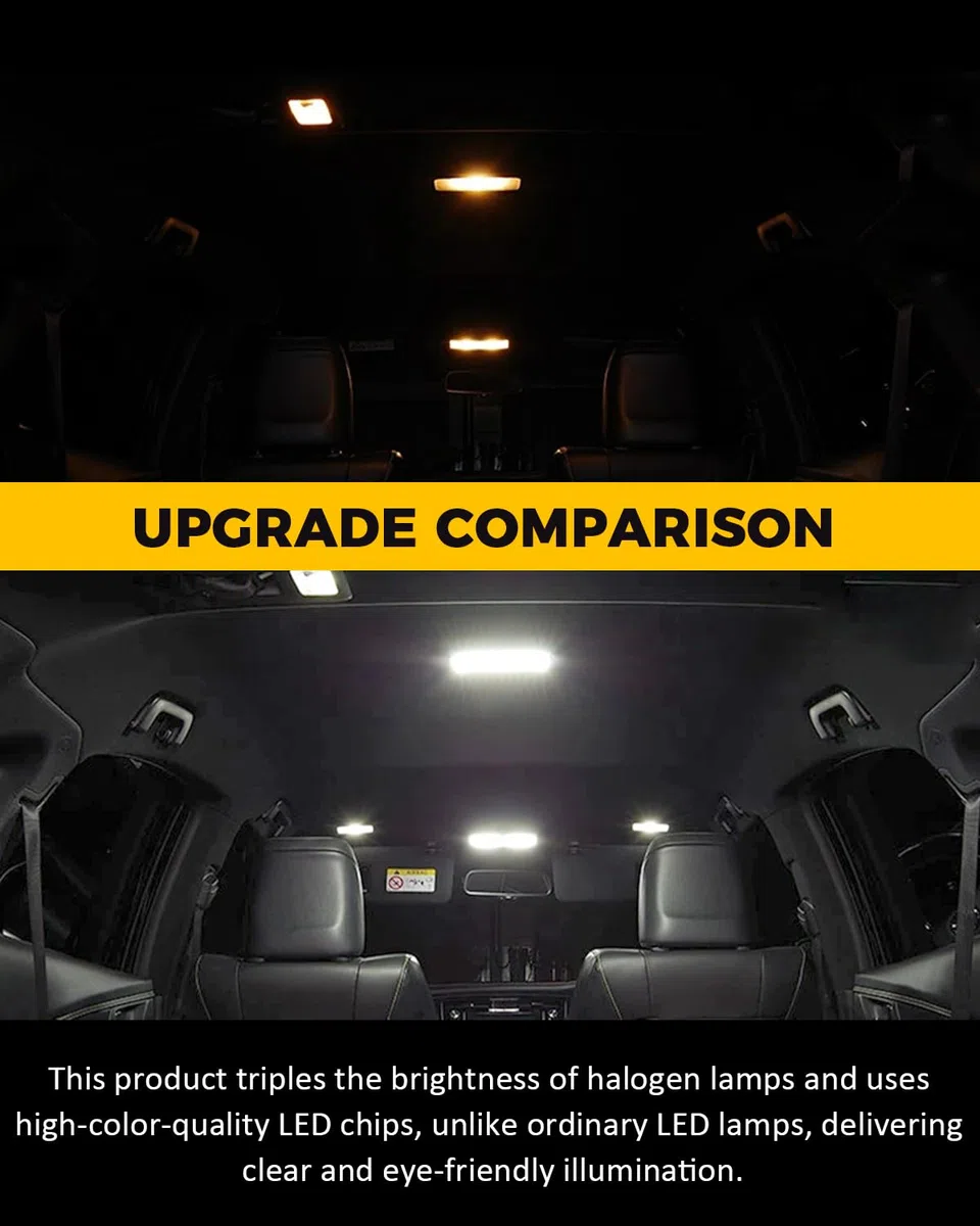 BMT xms Kit de Luces LED Interior para BMW X3 E83 2003-2010, Bombilla LED Interior para Coches y Camiones, Blanco Brillante 6000K, 15 Piezas