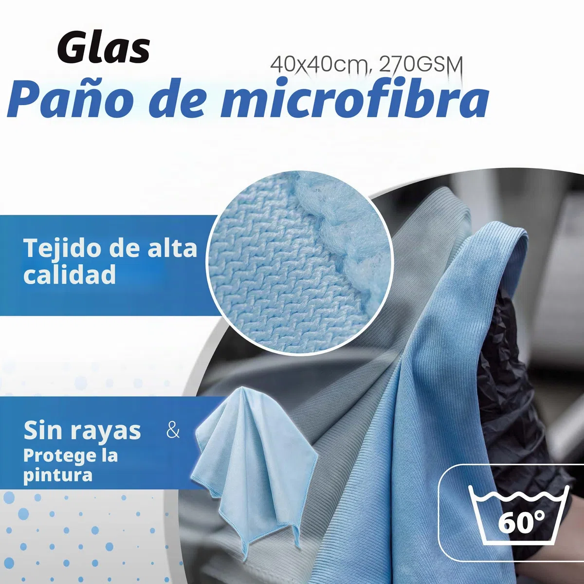 detailmate Juego de sellado de parabrisas para coche y ducha – efecto loto: Soft99 Ultra Glaco sellado de cristal 70ml + parabrisas cristal 500ml + paño microfibra de vidrio + paño pulido esponjoso