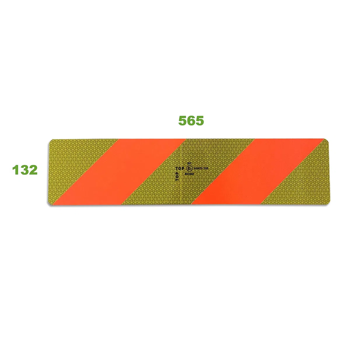 2 x señalización trasera 564 x 132 mm ECE 70.01 – Pegatinas reflectoras camiones SZM Truck X
