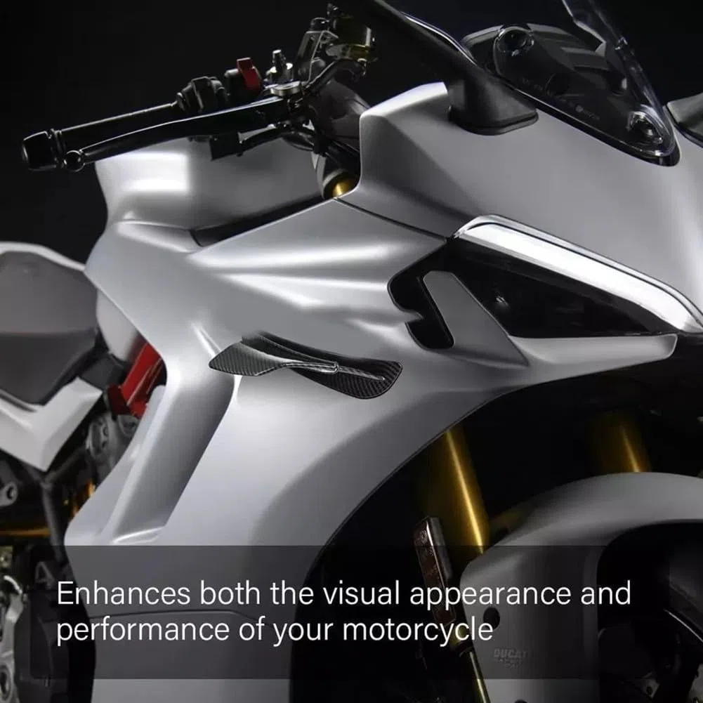 Elegantes aletas de carbono para Ducati para Panigale V2 V4 mejoran la apariencia de la motocicleta