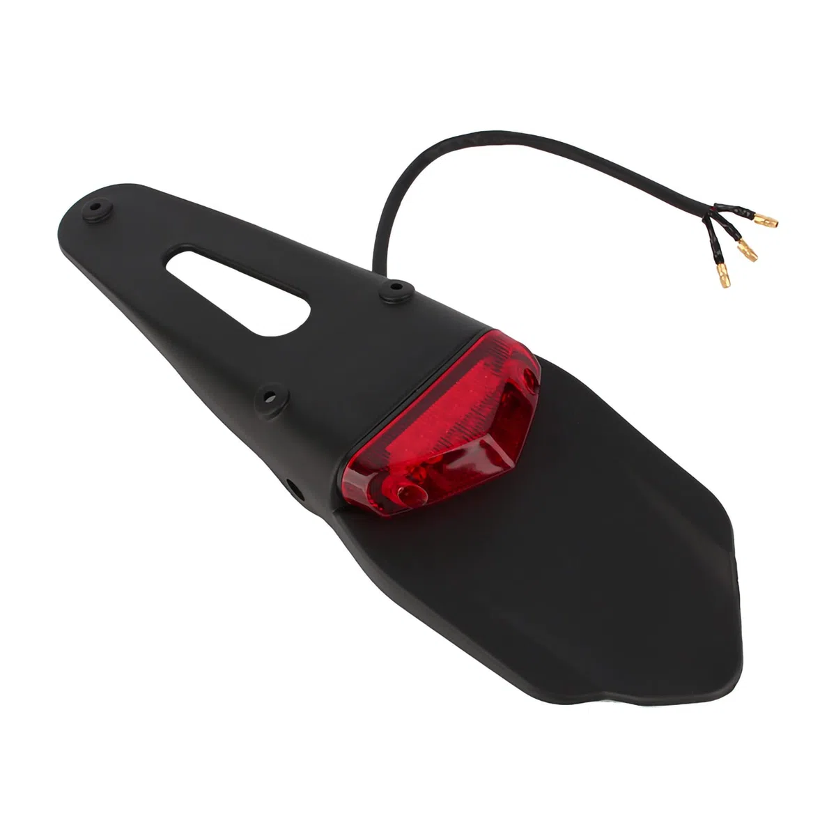 Soporte de matrícula de motocicleta 50+ luces traseras de freno Luz de freno LED universal para motocicleta Luz trasera Luz trasera para ATV Dirt Bike Lámpara DH