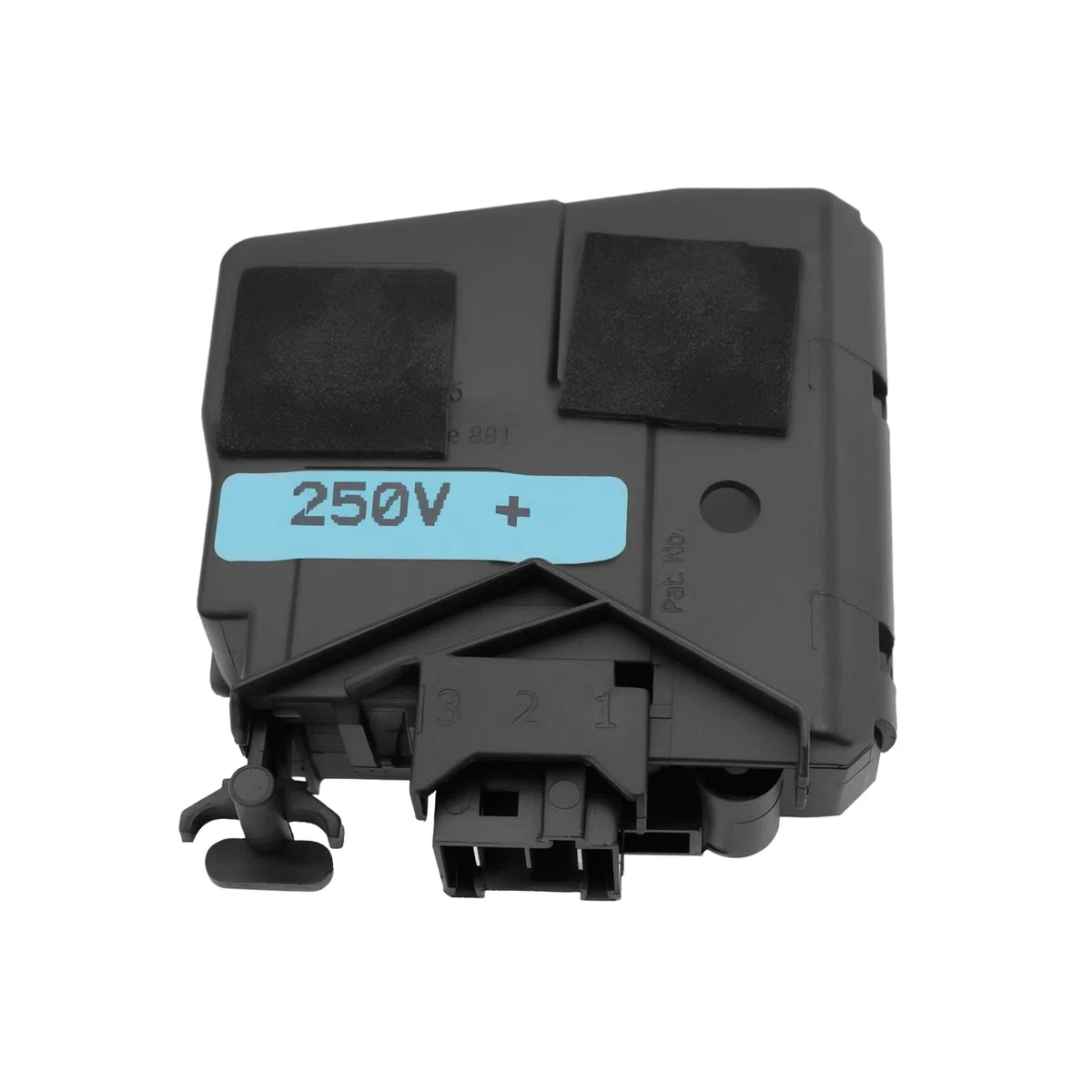 1 Pieza de Repuesto de Interruptor de Bloqueo de Puerta de Lavadora Solenoide de Enclavamiento Compatible con Samsung DC34-00026A WD90J6410AW Color Negro