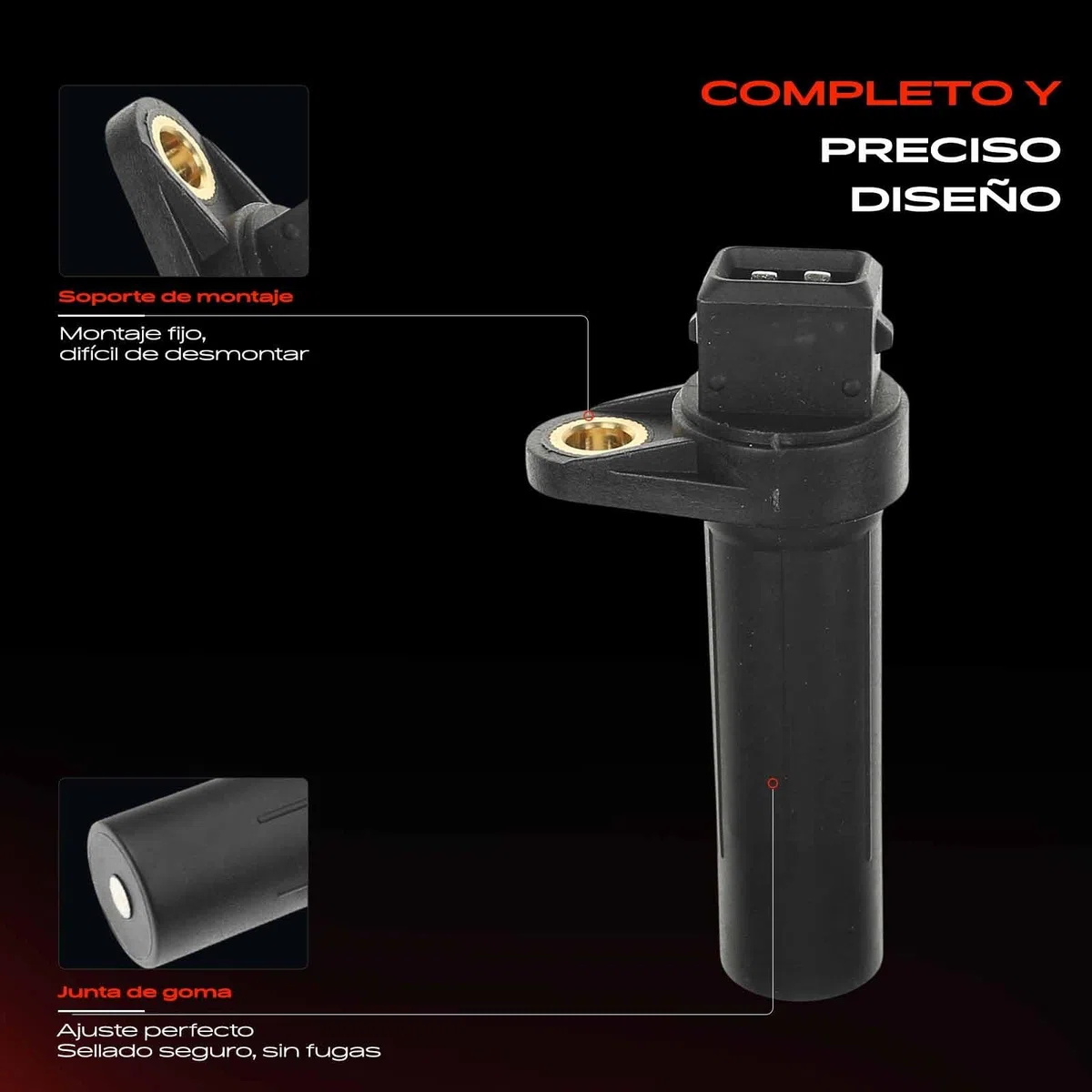 Frankberg Posición del cigüeñal Sensor del cigüeñal 2 Polos Compatible con Serie 3 E46 318d 320d Serie 3 Touring E46 318d 320d Serie 5 E39 520d 525tds 525td Serie 5 Touring E39 520d 525tds 13622243560
