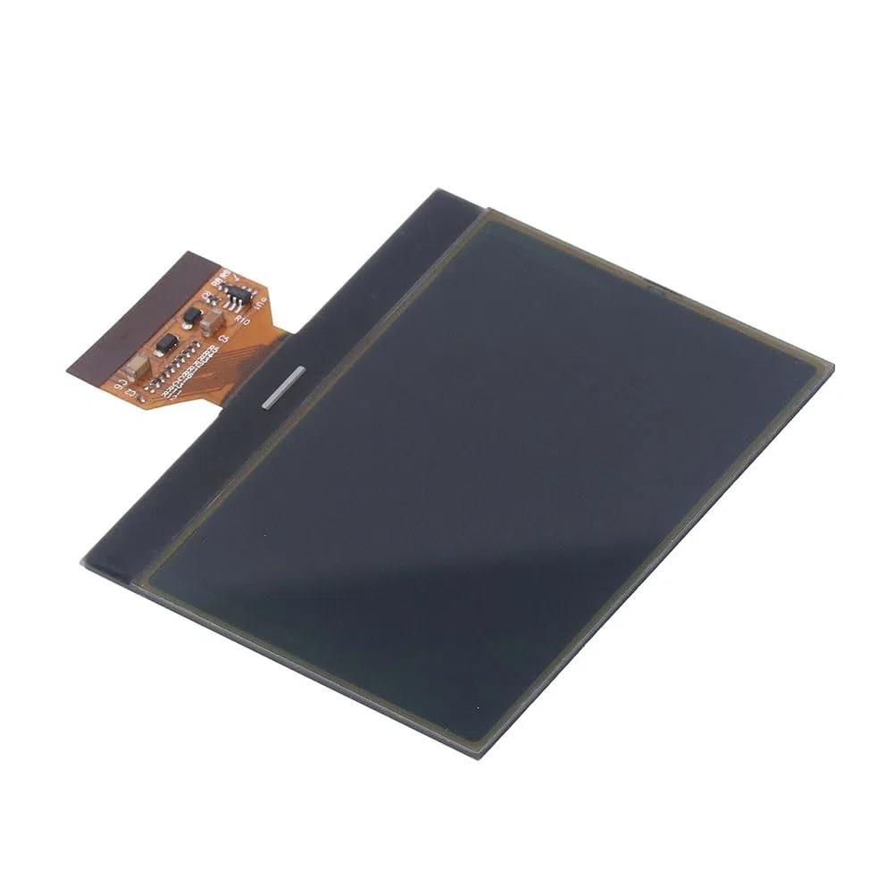 Pantalla LCD de tablero Donkivvy, pantalla de visualización del cluster de instrumentos LCD con conexión FPC del velocímetro Compatible con A4 B6 B7 2002-2008