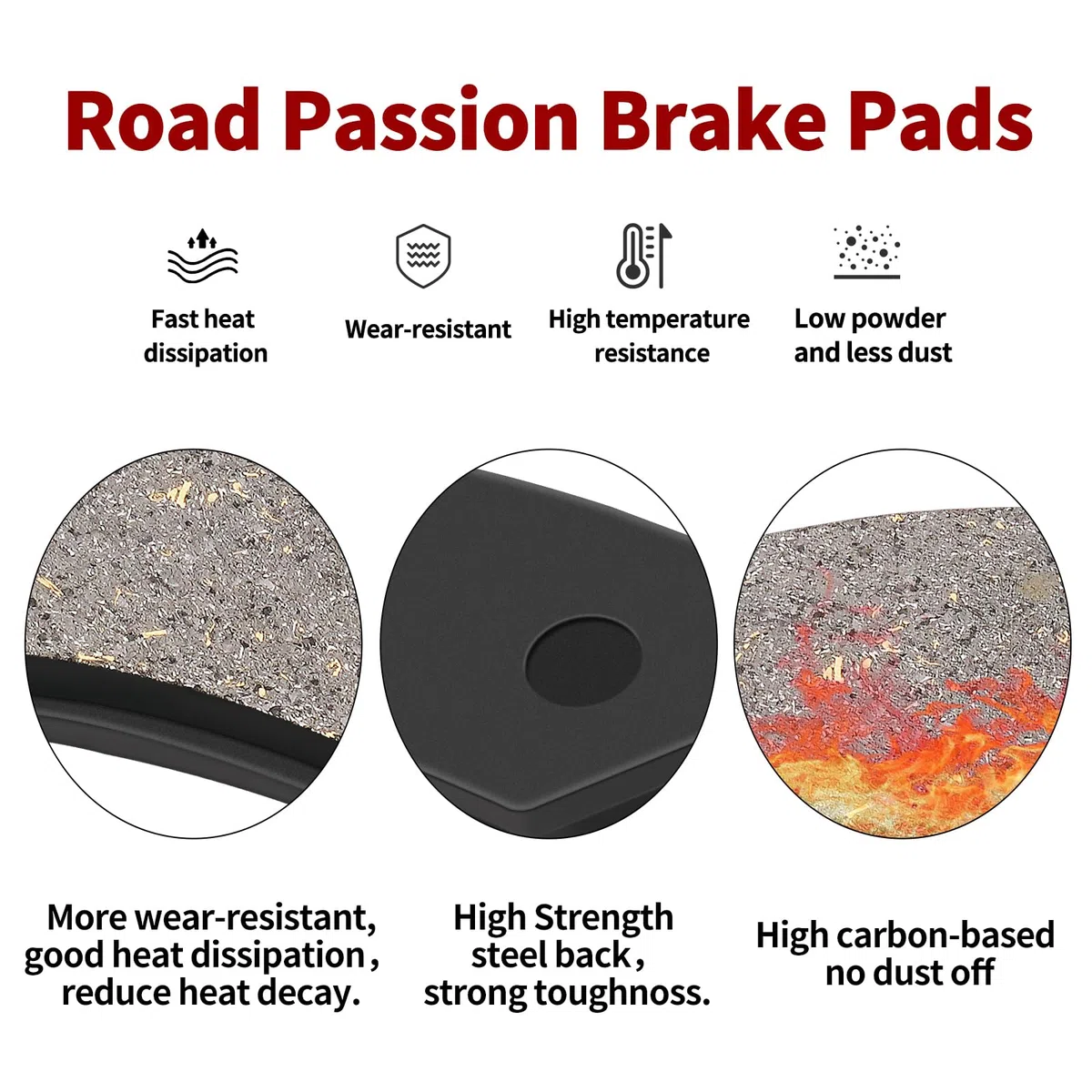 Road Passion Pastillas de Freno Compatible con Honda CRF1100L CRF 1100 L Africa Twin 2020 2021 2022 2023