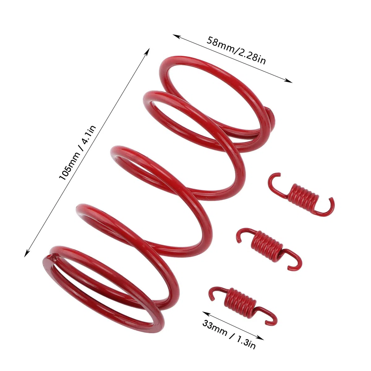 Muelles de Embrague, Alto Rendimiento Racing 1000 RPM, Resortes para Motor GY6 139QMB 1P39QMB, for Moto Scooter ATV Tuning Accesorios