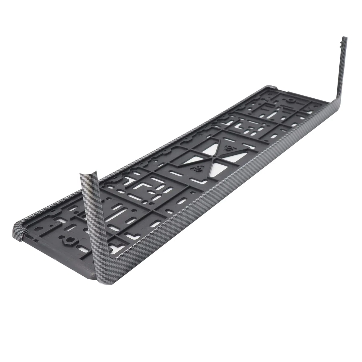 Simoni Racing PTX/CL - Soporte de matrícula Universal Trasero Carbono Look