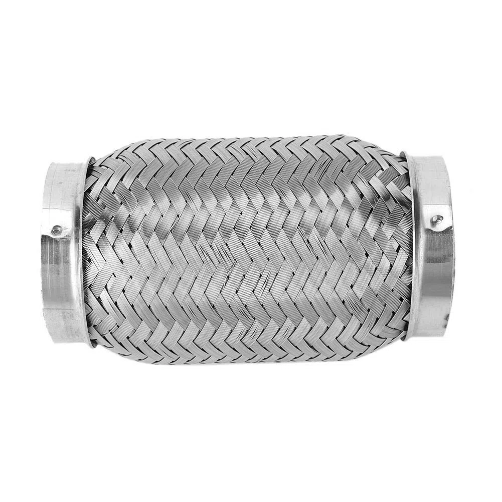 KIMISS Tubo de ble de acero inoxidable, para sistemas de, interior corrugado 2.5x6 pulgadas, punta de trenzada
