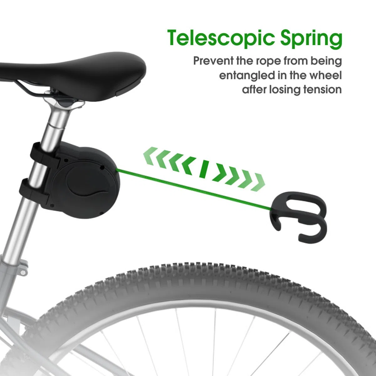 Remolcador Bicicleta, Cuerda Remolque Bici Niños y Adultos, Tow Rope Strap MTB y Montaña, Instalación Fácil sin Herramientas, hasta 200 kg