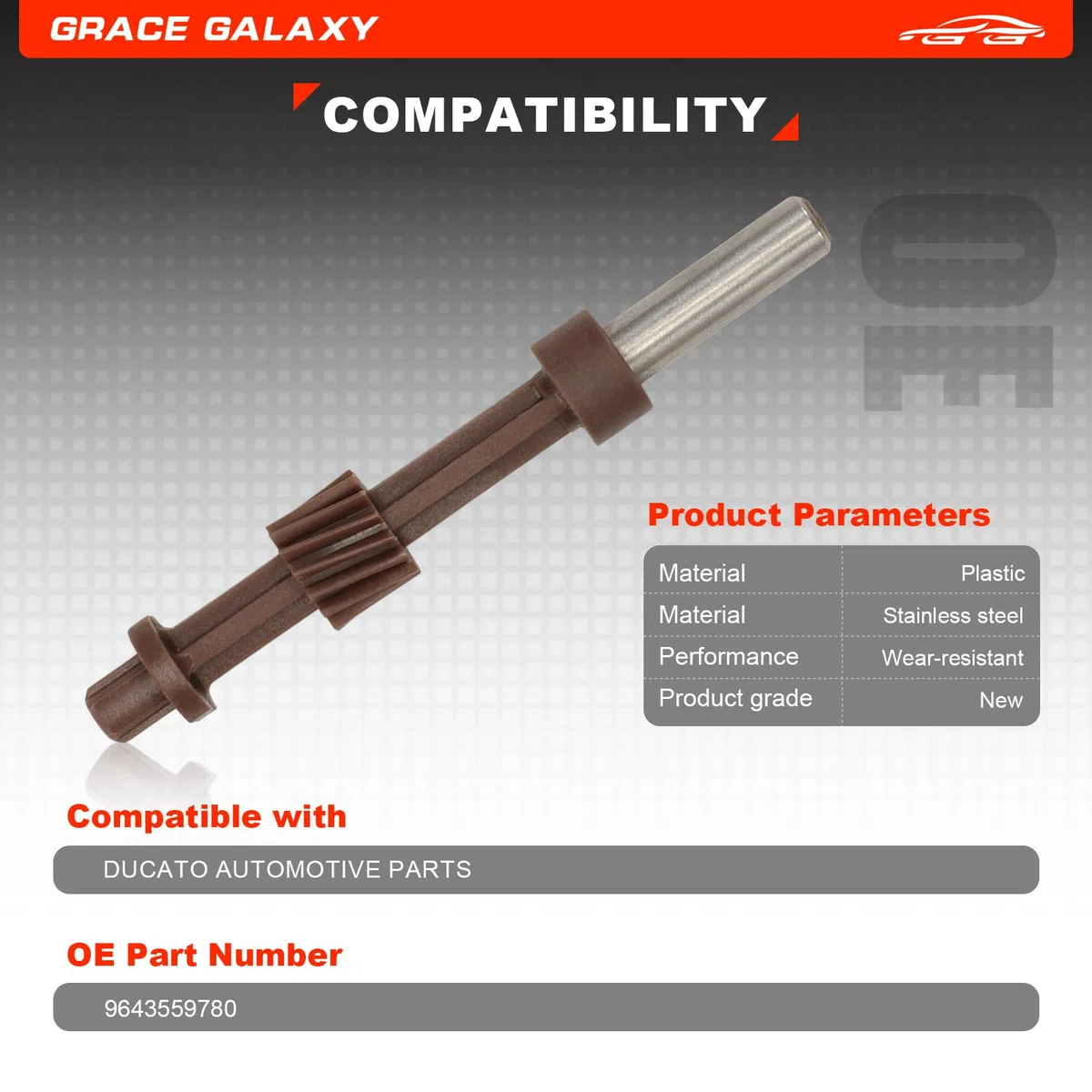 GraceGalaxy Rueda dentada para Ducato Boxer Jumper Relay a partir de 1994 9643559780