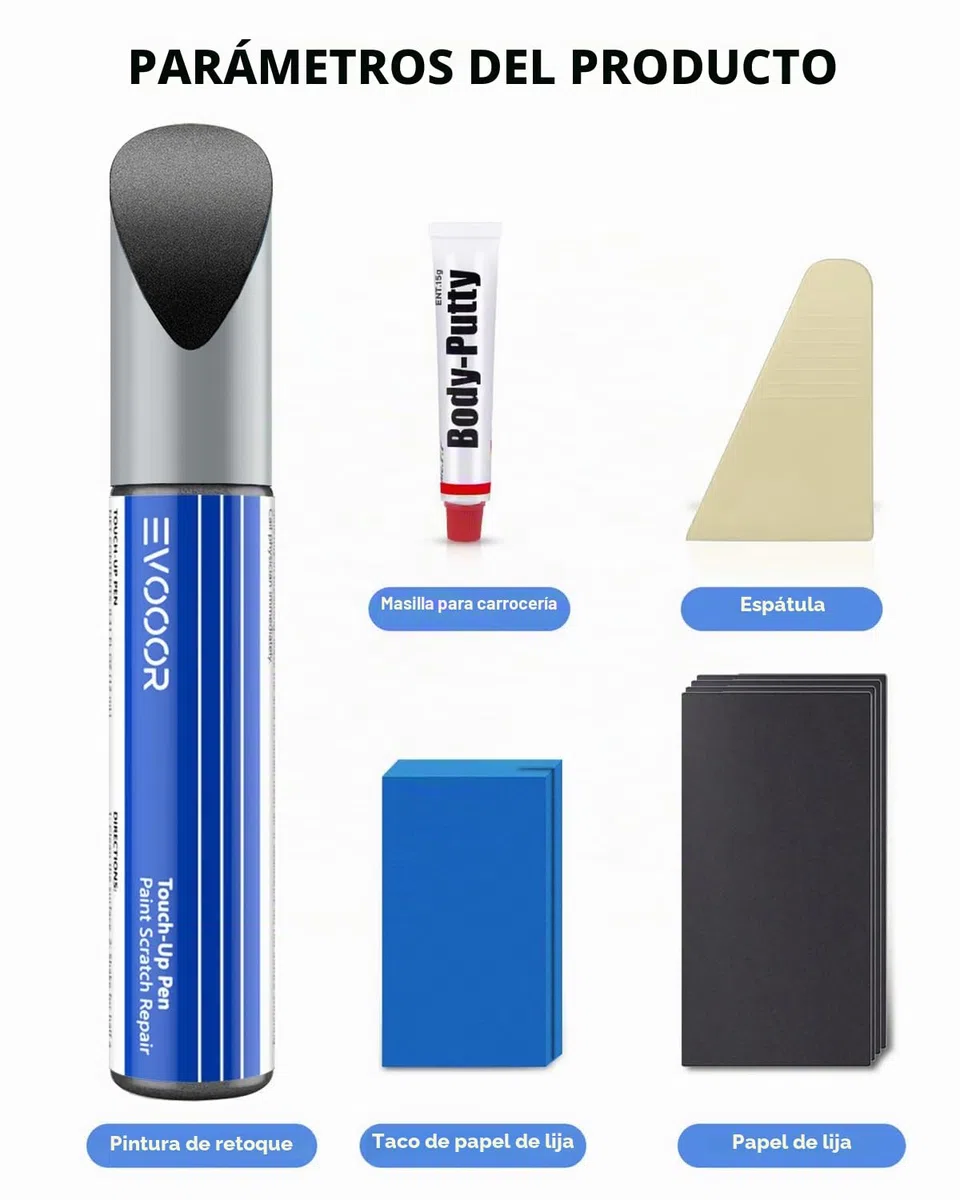 Photon Grey Tesla Llantas Kit de lápiz de retoque para Tesla Model 3 18 pulgadas 2024 – Coincidencia exacta – Repara arañazos y astillas (Photon Grey)