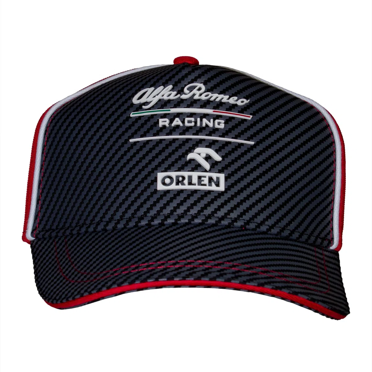 Alfa Romeo Racing Gorra de béisbol para Hombre, Color Plata/Rojo, Talla única