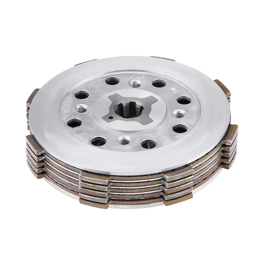 De Embrague para Motocicleta YBR125 YBR 125 – Conjunto De Plato De Presión De Reemplazo Directo Compatible con Modelos Originales Fabricado con Materiales Duraderos para Rendimiento Óptimo