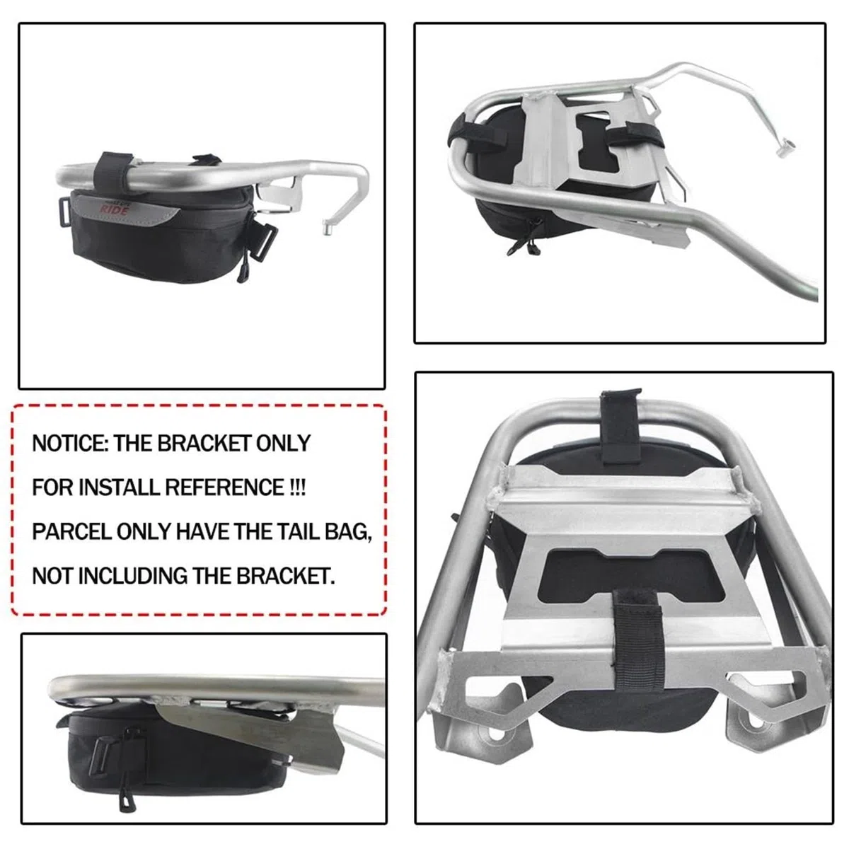 Bolsas Asiento Moto para BMW para R1250GS R 1250 GS R1200GS R 1200 GS Adventure CRF1000L Bolsa Trasera Motocicleta Portaherramientas Impermeable Bolsa Asiento Bolsillo Bolsas Moto