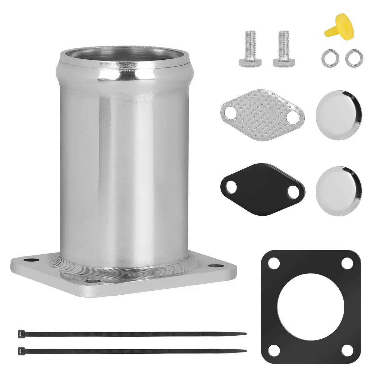 EFUTURETIME Válvula EGR, Kit de EGR & Cooler Delete Valvula compatible con E46/E39/E38/E65, X3, X5