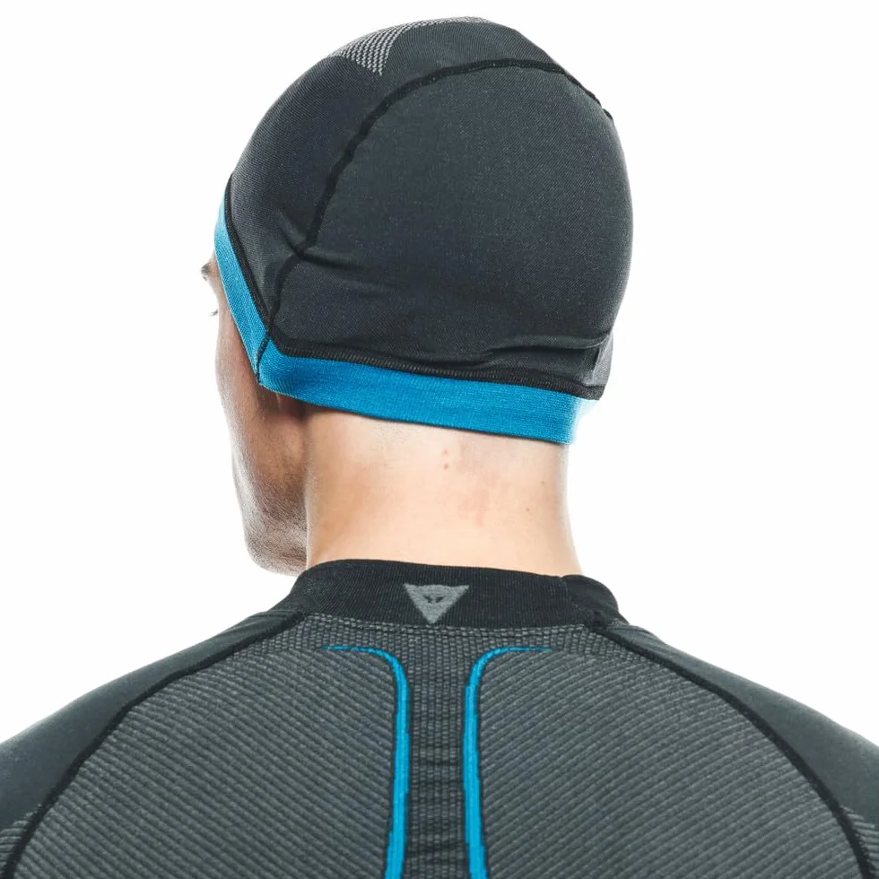 Dainese Dry Cap, Gorro Interior Casco Moto, Negro/Azul, N