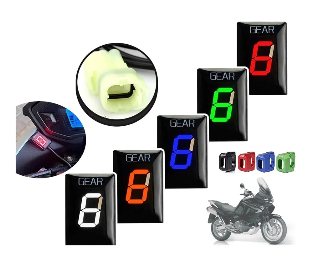 Moto Indicador Velocidades Accesorios para Motocicletas, Indicador De Marcha, Pantalla, Medidor, Sensores para XL125V, para Varadero XL1000V 125 1000 XL V 1000V