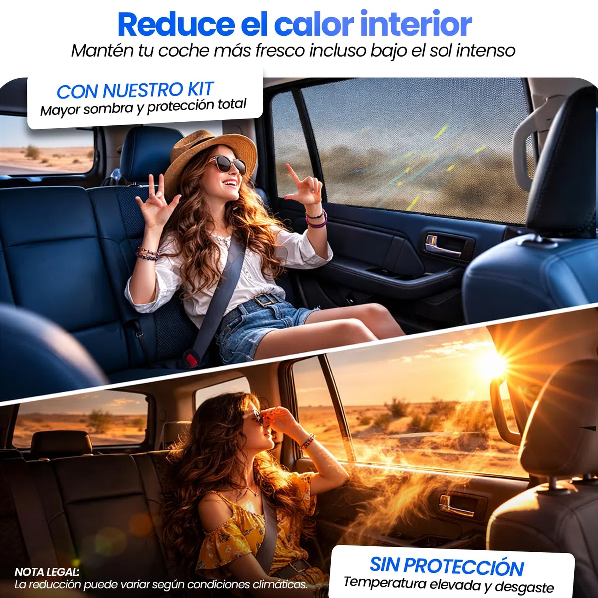 Parasol Coche Delantero Tipo Paraguas 140x80 + 2 Parasoles Coche Lateral, Parasol Coche Paraguas, Potector Solar Coche Delantero, Parasol Ventanas Traseras Coche