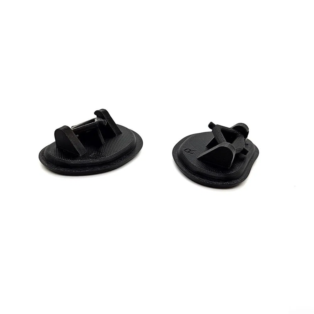 Par de tapas de arandela de faros delanteros compatibles con BMW Z4 E85 E86 2002-2008, repuesto de plástico ABS para OE 51117078261 51117078262, negro