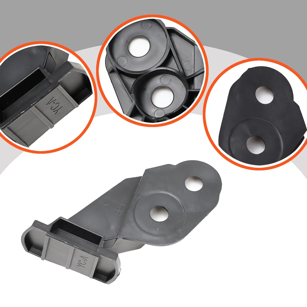 Soporte para parachoques delantero 51118195295 para 3 E46 Cabrio Coupe Touring 1998-2006 izquierda y derecha 51118195296