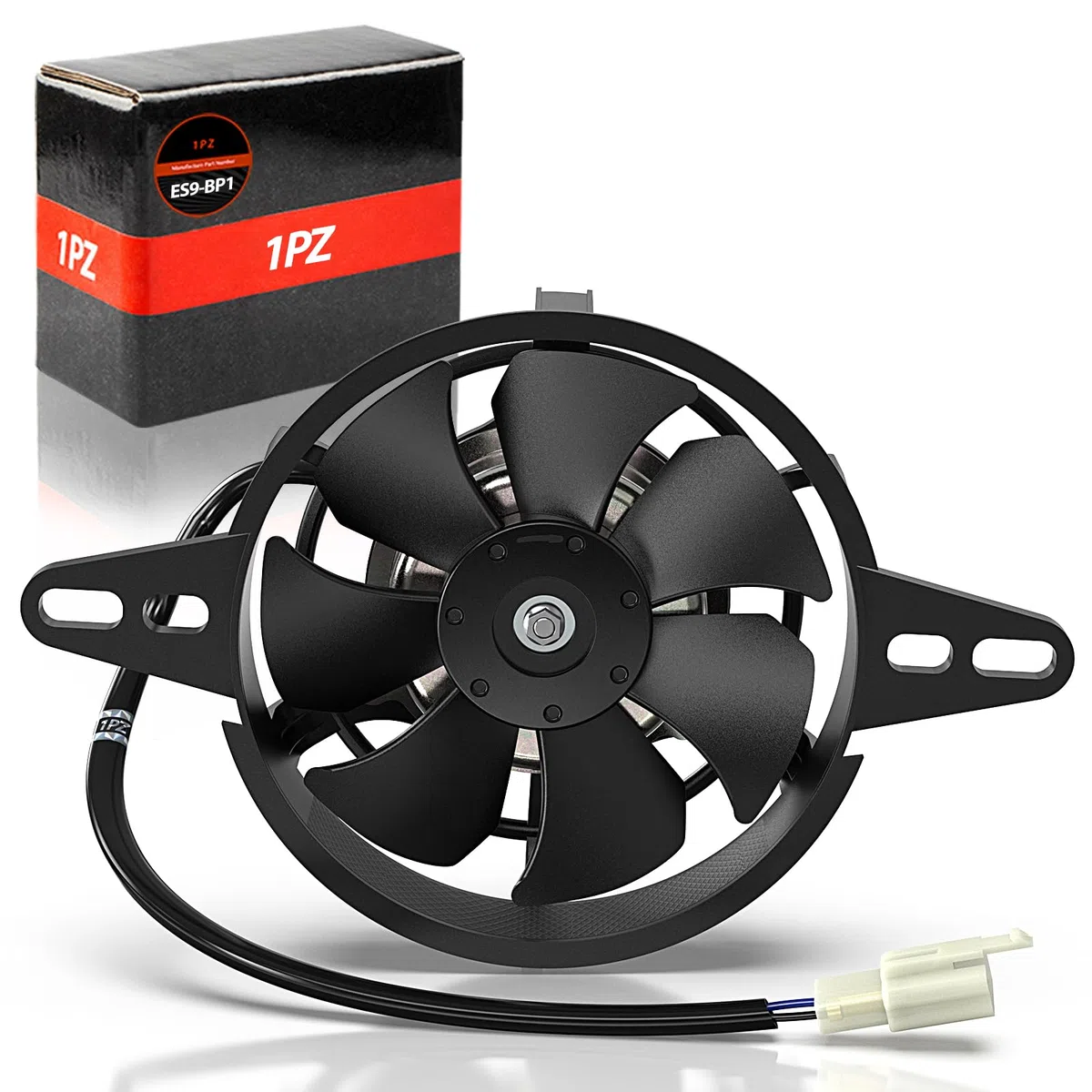1PZ ES9-BP1 Ventilador de refrigeración 12 V 15W Ventilador de radiador Motocicleta 120 mm Reemplazo para 150cc 200cc 250cc ATV Go Kart Quad