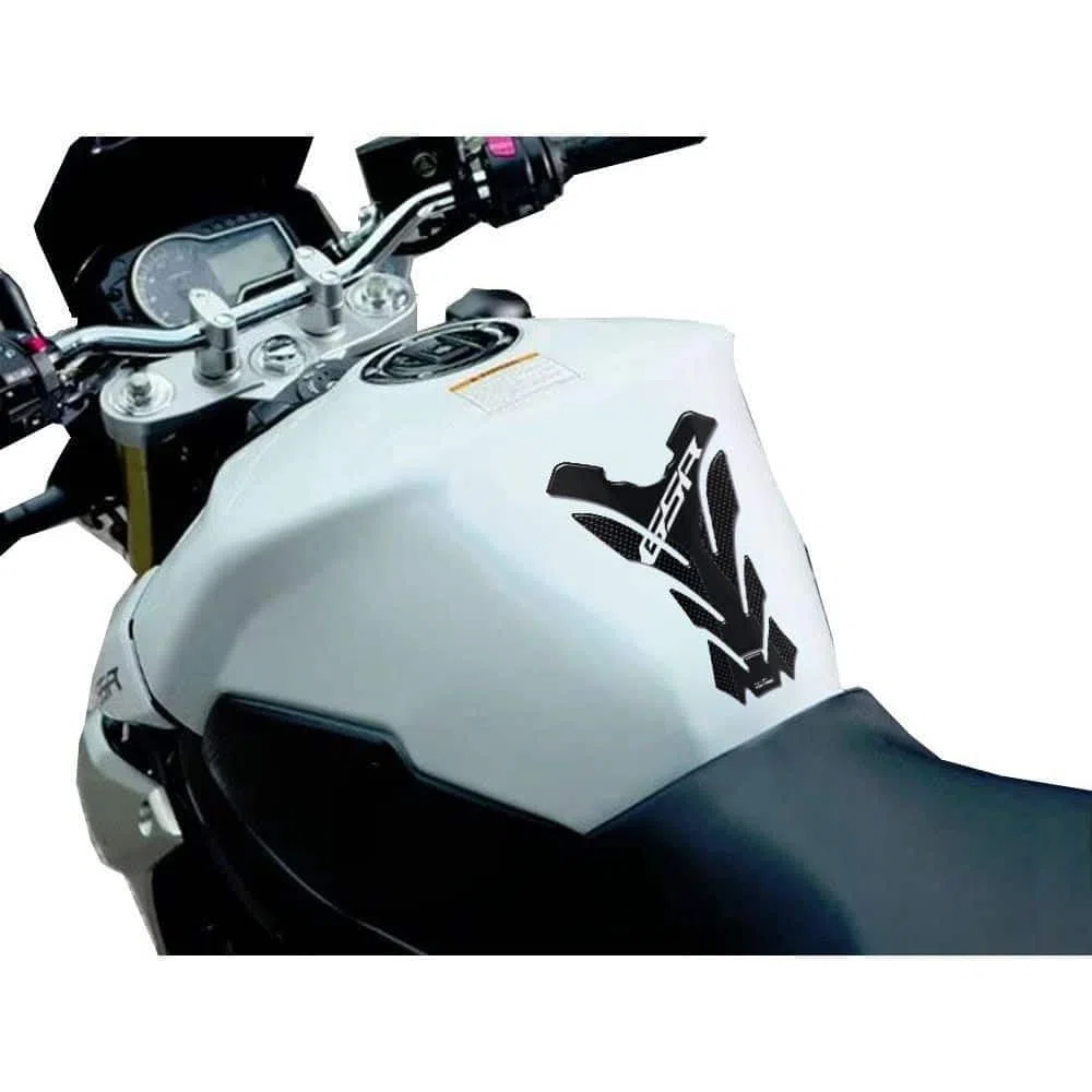 Resin Bike Adhesivos Moto Compatibles con Suzuki GSR 600 - GSR 750 2006-2026. Protection de Tanque de Choques y Arañazos Moto. Pegatinas 3D Resinadas Made in Italy