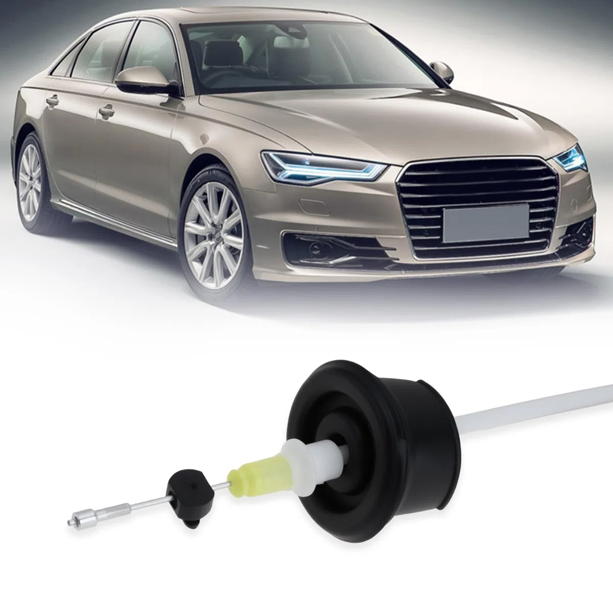 The Lord of the Tools Cable de Liberación del Pestillo de La Puerta Delantera (2 Unidades) Repuesto 8Z0837085B Compatible con Audi A2 2000-2005
