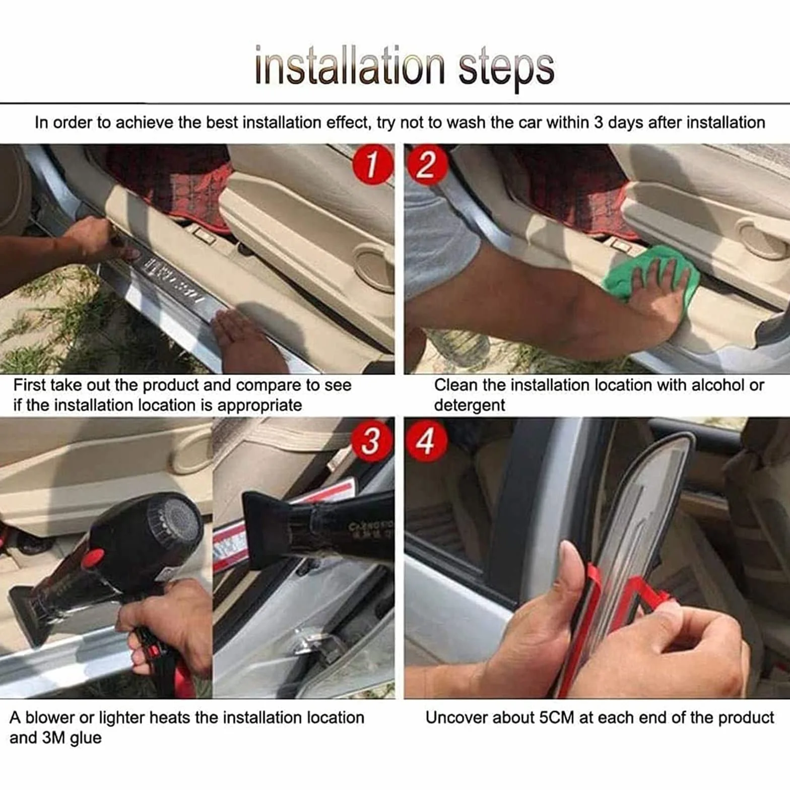 EAGLEG 4 Piezas Protector de Umbral de Puerta de Coche para REN-Ault Captur 2015-2020, Ajuste del Umbral del Pedal de Desgaste Placa de Protección Accesorios, Acero Inoxidable,Silver